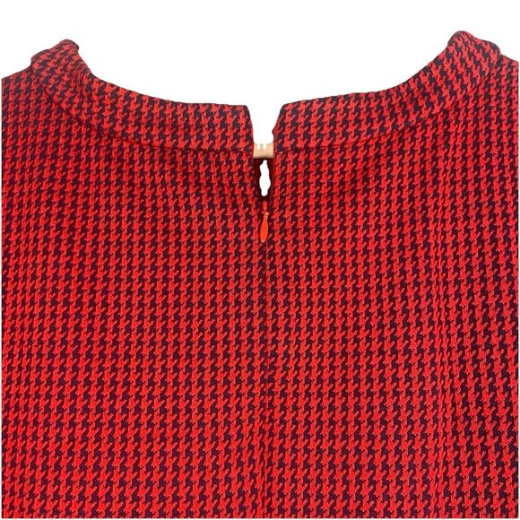 Boden Red Textured Midi Dress - Picture 6 of 14